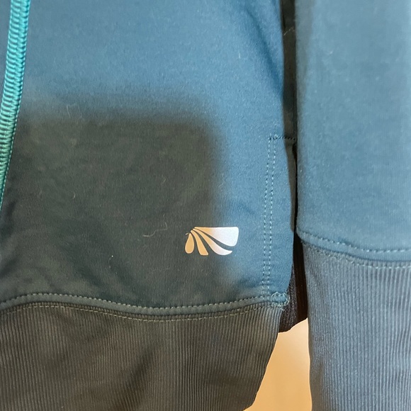 Marika Cowl Neck Reflective Running Athletic Loose Fit Long Sleeve Top - Picture 4 of 6